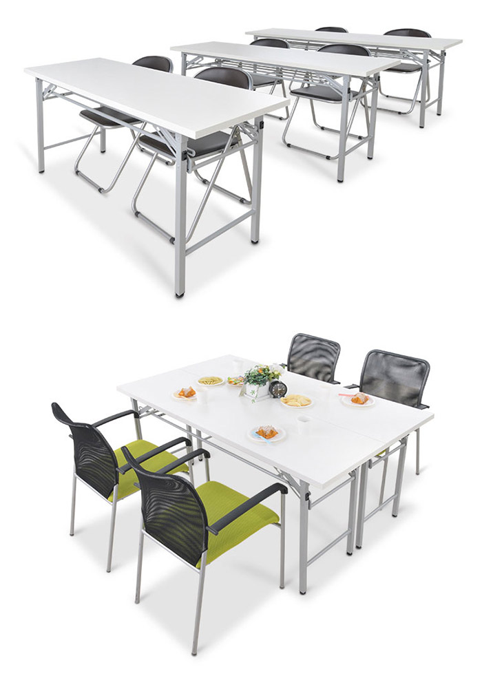 オフィスデスク】折りたたみテーブル W150×D45cm～W180×D60cm