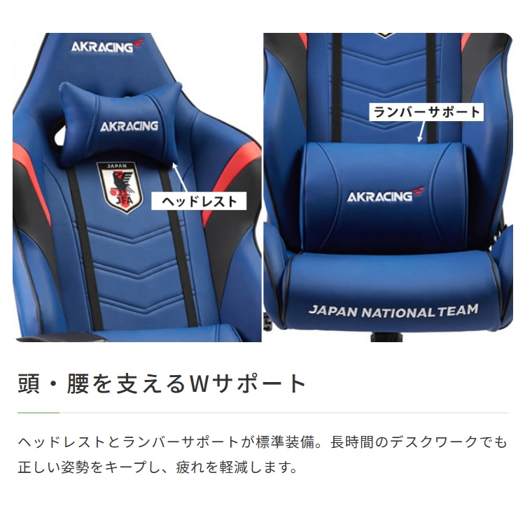 頭・腰を支えるWサポート