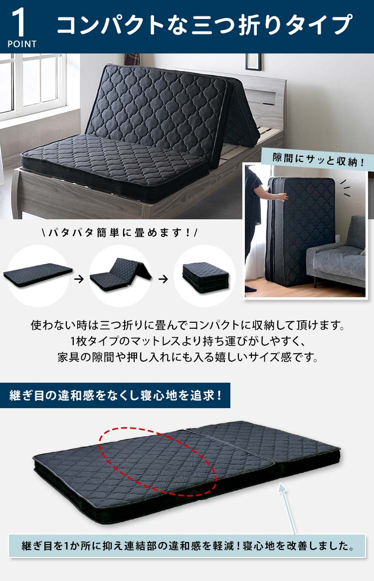 三つ折りタイプ